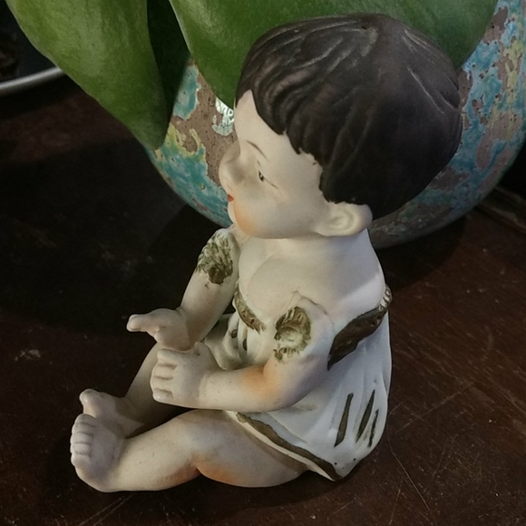 Bisque Porcelain Piano Baby Boy - Picture 6 of 8